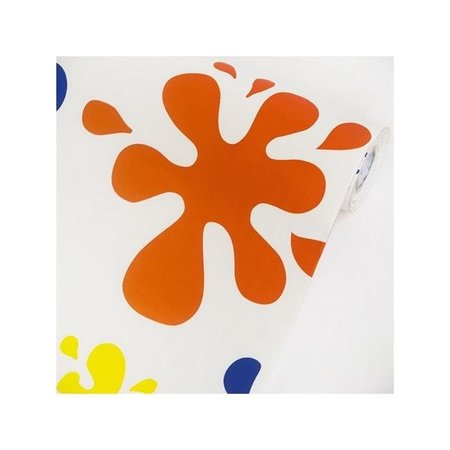 FURNORAMA Colorful Snowflakes - Self-Adhesive Wallpaper Home Decor  Multicolor FU1102290